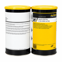 Lubrifiant pour engrenages ouverts Kluber GRAFLOSCON C-SG 2000 ULTRA 2000 cSt, graisse graphite haute performance pour fours rotatifs et broyeurs, 1 kg