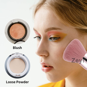 Brosse à cheveux professionnelle en forme d'éventail avec logo personnalisé, poils doux en nylon, couleur personnalisée pour le visage, le corps, l'art, l'élimination de la poussière, le nettoyage - Product Image 5