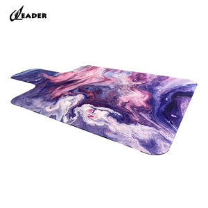 Tapis de Pilates en suède écologique, épaisseur 1 mm, avec logo laser OEM, pour le yoga - Product Image 3