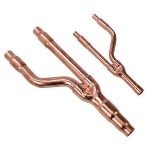Hengshi Bộ Đường Ống Nhánh Bằng Đồng Có Khớp Nối Ngược Ống Nhánh Điều Hòa Không Khí - Product Image 2