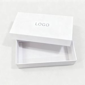 Factory Custom Recycling Ordinary White Paper Board Folders <b>Gift</b> Packaging <b>Box</b> with Lid Matt Lamination - Product Image 2