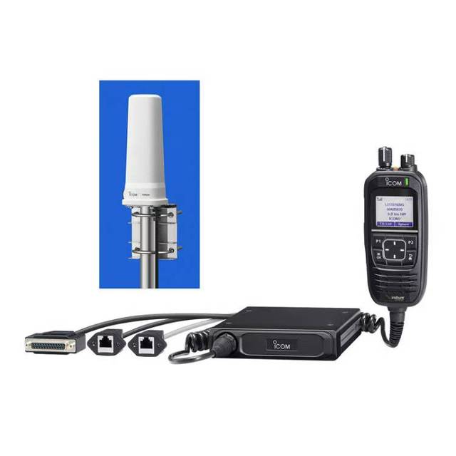 ICOM IC-SAT100M Satellite PTT Mobile Radio with Global Iridium Coverage for Vehicle and Building Use Global Communication Radio