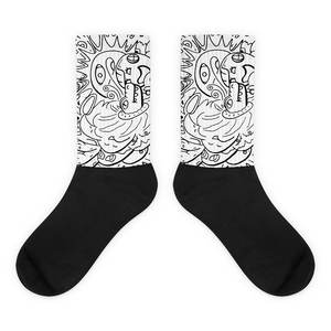 IMPOSIBLE # Calcetines Altos de Invierno con Spandex y Poliéster, Estampado Digital 3D, Transpirables, para Uso Diario, Deportivo y de Negocios, con Puño Inferior - Product Image 1