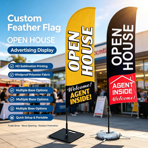 Banderas <span class=keywords><strong>de</strong></span> Playa, Kit <span class=keywords><strong>de</strong></span> Mástil para Bandera <span class=keywords><strong>de</strong></span> Plumas, Publicidad Exterior Personalizada, Impresión <span class=keywords><strong>de</strong></span> Logotipo, Banderas Rectangulares <span class=keywords><strong>de</strong></span> 12 Pies con Mástil - Product Image 3