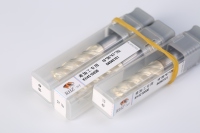 Fraises à bout en carbure monobloc RHZNT HRC50 revêtues de ZrN, 4 cannelures, 10 mm, pour fraisage carré de métaux, avec support ODM OEM