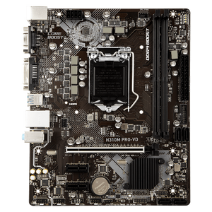 Carte mère de bureau MS LGA 1151 H310M <span class=keywords><strong>PRO</strong></span>-V PLUS VL <span class=keywords><strong>VDH</strong></span> FIRE WATER VH H310M-S03 H310M-S05 8 9ème génération - Product Image 2