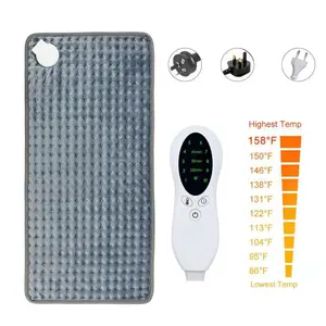 Winter hot sale keep warm 110V 220V CE Leg Knee Belly Electric Heating Pad for Menstrual Back Pain Relief