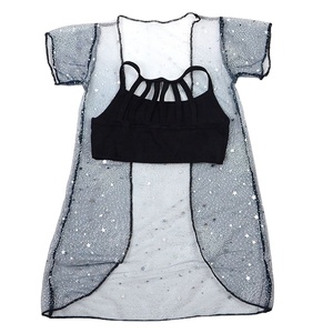 Girls Wholesale Summer Cardigan Children Fashion Mesh American <b>duster</b> Coat Girls Boutique Clothing - Product Image 2