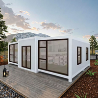 Casa Contenedor Expandible Estándar Australiana de 20 y 40 pies en Venta, Hogar Modular Prefabricado para Villa en Patio Trasero, Vivienda Permanente Rural