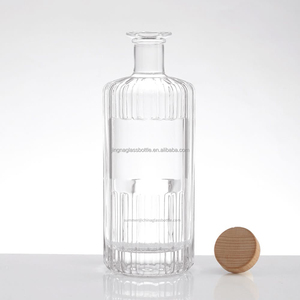 Botella de Vidrio Transparente de 700ml/750ml, Vacía, para Whisky, Vodka, Tequila, Ginebra, según Normas Europeas de Alimentación - Product Image 6