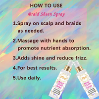 Spray brumisateur personnalisé pour tresses de brume fixation extra sèche rapide pour briller les cheveux