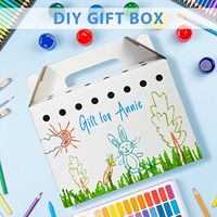 Boîte de transport pliable en carton jetable pour animaux de compagnie, personnalisable avec logo, vente en gros pour cliniques vétérinaires et adoption de chats