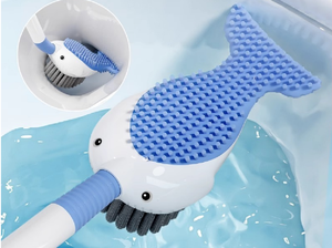 Potente Set per la Pulizia del Bagno in TPR Ecologico con Spazzola per <span class=keywords><strong>WC</strong></span> a Ventosa Liquida, Nuova, Senza Angoli Morti - Product Image 5