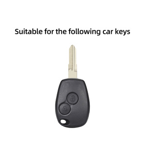 Étui de <span class=keywords><strong>protection</strong></span> pour clé <span class=keywords><strong>Renault</strong></span> Megane Duster, coque de clé, porte-clés, accessoires de <span class=keywords><strong>protection</strong></span>, 2 boutons - Product Image 3