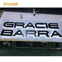 Letrero LED Personalizado, Letras de Canal 3D Iluminadas, Letras del Alfabeto con Luz para Tiendas, Letrero Publicitario Comercial para Marcas