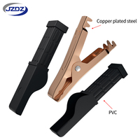 JZDZ Pinces crocodiles robustes en cuivre pur pour chargeur de batterie, câbles de démarrage et soudeuses J.60061