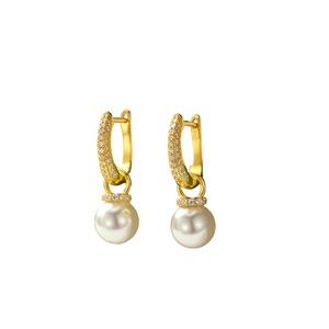 Qunlvsheng Boucles d'oreilles en argent sterling S925 avec diamants en forme de U pour femmes, à porter au quotidien - Product Image 5
