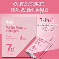 OKTW Collagène Liquide 100% Extrait Naturel Rajeunissement de la Peau en une Nuit Anti-Âge Complément Alimentaire Boisson Éclaircissante en 7 Jours