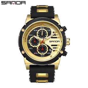 Reloj de Cuarzo para Hombre Sanda 5508, Superventas, Seis Agujas Luminosas, Resistente al Agua, para Negocios y Deportes - Product Image 1