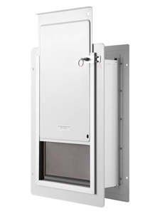Porte pour animaux de compagnie de taille moyenne pour mur, prix d'usine, porte pour <span class=keywords><strong>chien</strong></span>, porte pour chat avec système de verrouillage et de rabat magnétique - Product Image 1