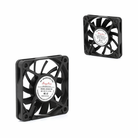 Kipas Pendingin 60mmx60mmx10mm 5 V 12 Volt 24 Volt dengan Aliran Udara Besar dan Efisiensi Tinggi untuk Rak Server Industri dan Telekomunikasi.