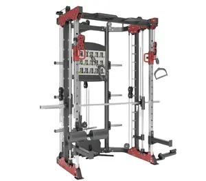 Hot Selling All In One Sterkte Trainer Fitness Gym Apparatuur Multi-Functionele Smith Machine Voor Club