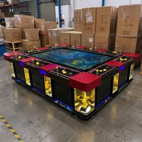 Machine de jeu d'arcade Fish Hunter avec écran LCD de 100 pouces, prend en charge 10 joueurs, cabinet en métal durable, version anglaise