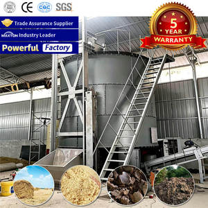 Machine de compostage des déchets organiques industriels, grand réservoir vertical de fermentation d'engrais, prix d'usine - Product Image 2