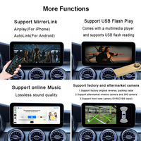 Autoradio multimédia sans fil CarPlay Android Auto avec écran Linux 12,3'' pour Mercedes Benz NTG4.0/4.5/5.0 GLA CLA GLC W205 W176 W212