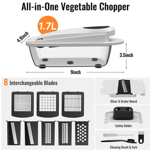 Hot Sale 15 in 1 Manual Multifunctional Vegetable Cutter Food Dicer Onion Veggie Chopper <b>Mandoline</b> <b>Kitchen</b> Fruits Slicer Grater - Product Image 2