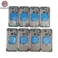 Corps de châssis arrière de porte arrière pour iPhone 11 Pro PM couvercle de boîtier arrière de remplacement cadre moyen garantie 1 an accessoires de téléphone