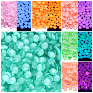 PATIKIL SS10/1440Pcs Strass En Verre Diamanté, Cristal En Verre Strass À Dos Plat Cristal Ronde Pierres Synthétiques Diamant Pour Art Des Ongles Artisanat DIY Maquillage, AB Rose