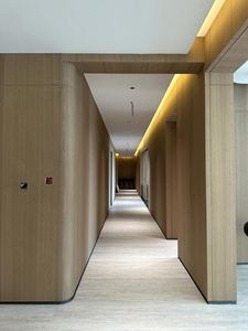 नए डिजाइन कार्बन क्रिस्टल बोर्ड WPC दीवार पैनल इनडोर सजावट होटल कार्यालय को निलंबित कर दिया गया बांस चारकोल लकड़ी वेनर पैनल - Product Image 5