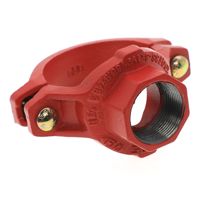 Raccords de tuyauterie en fonte ductile rainurée pour système de protection incendie, raccord en T mécanique haute pression, coude, accouplement, approuvé UL FM