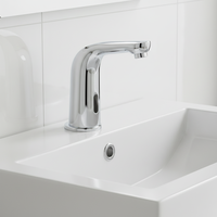 Robinet mitigeur intelligent à capteur infrarouge tout en laiton pour salle de bain, eau chaude et froide, vente en gros d'usine, OEM & ODM