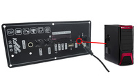 Mini amplificateur portable rechargeable E5 15W 5V, carte amplificatrice FM, karaoké, USB, audio domestique