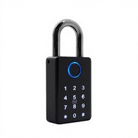 Candado Inteligente Tuya App Impermeable con Huella Dactilar Biométrica Cerradura Digital Inteligente para Puerta de Acero Seguridad Mejorada