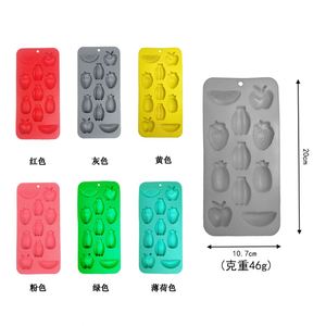 Bandeja de Hielo Ecológica para Helados, con Logotipo Personalizable, Tubo de Hielo de Silicona Compacto con Forma de Fruta - Product Image 1
