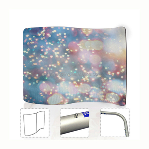 2025 Chất lượng cao Tùy chỉnh hình ảnh biểu tượng Kích thước thẳng Backdrop đứng thẳng Backdrop với khung photobooth phông nền - Product Image 4