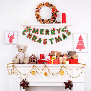 Hot-Selling 12-Inch Látex Balões Set Natal Papai Noel e Rena Balões Atacado para o Partido
