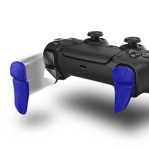 PlayVital Blue Blade 2 Pairs Game Improvement Adjusters Shoulder <strong>Buttons</strong> Extension Bumper Triggers Extenders for Ps5 <strong>Controller</strong> - Product Image 3