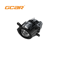 GCAR Phare antibrouillard double laser 2 pouces, tricolore 3000K 4300K 6000K, haute luminosité, lentille de projecteur universelle, amélioration de marché secondaire