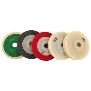 Wool Polishing Discs for Angle <b>Grinder</b> Finishing Wheel Buffing Pads - Product Image 6