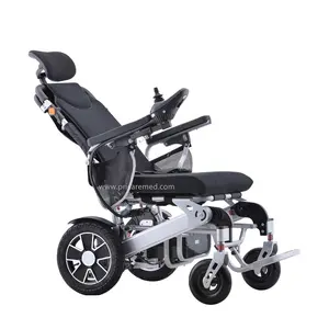 Modern Foldable Lightweight Portable Travel Wheelchairs With Remote Control