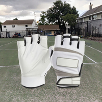 Gants de pickleball réglables de luxe pour adultes - Hommes et femmes, main droite et gauche, taille moyenne, blanc, accessoires de pickleball