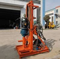 Petite foreuse rotative portable, machine de forage de puits d'eau, profondeur maximale 100m, avec trépan électrique en alliage, certifiée ISO CE