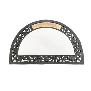 Halbkreis/Rechteck DIY Design Bedruckbare Personalisierte Logo Rutschfeste Fußmatte Sublimations-Blanko Gummi-Bodenmatte - Product Image 2