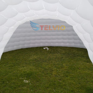 เต๊นท์เป่าลมแบบพกพาสำหรับงานปาร์ตี้เต็นท์สำหรับไนท์คลับไฟ LED ดิสโก้เต็นท์ทรงกระท่อมน้ำแข็งสีขาว - Product Image 3