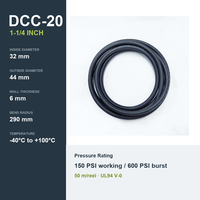 Tuyau EPDM YUTE DCC-20 durci au peroxyde, diamètre intérieur 1-1/4 pouce, 150 PSI, UL94 V-0, pour liquide de refroidissement de centre de données avec service de découpe pour le refroidissement des serveurs