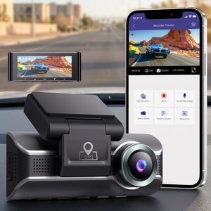 Caméra embarquée AZDOME M550pro 4K+1K+2.5K 3 canaux avec écran LCD, WiFi, GPS, vision nocturne, ADAS, angle de 150°, enregistreur vidéo 64 Go, contrôle par application - Product Image 3